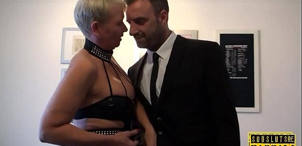  Busty uk submissive gilf gets ass roughfucked